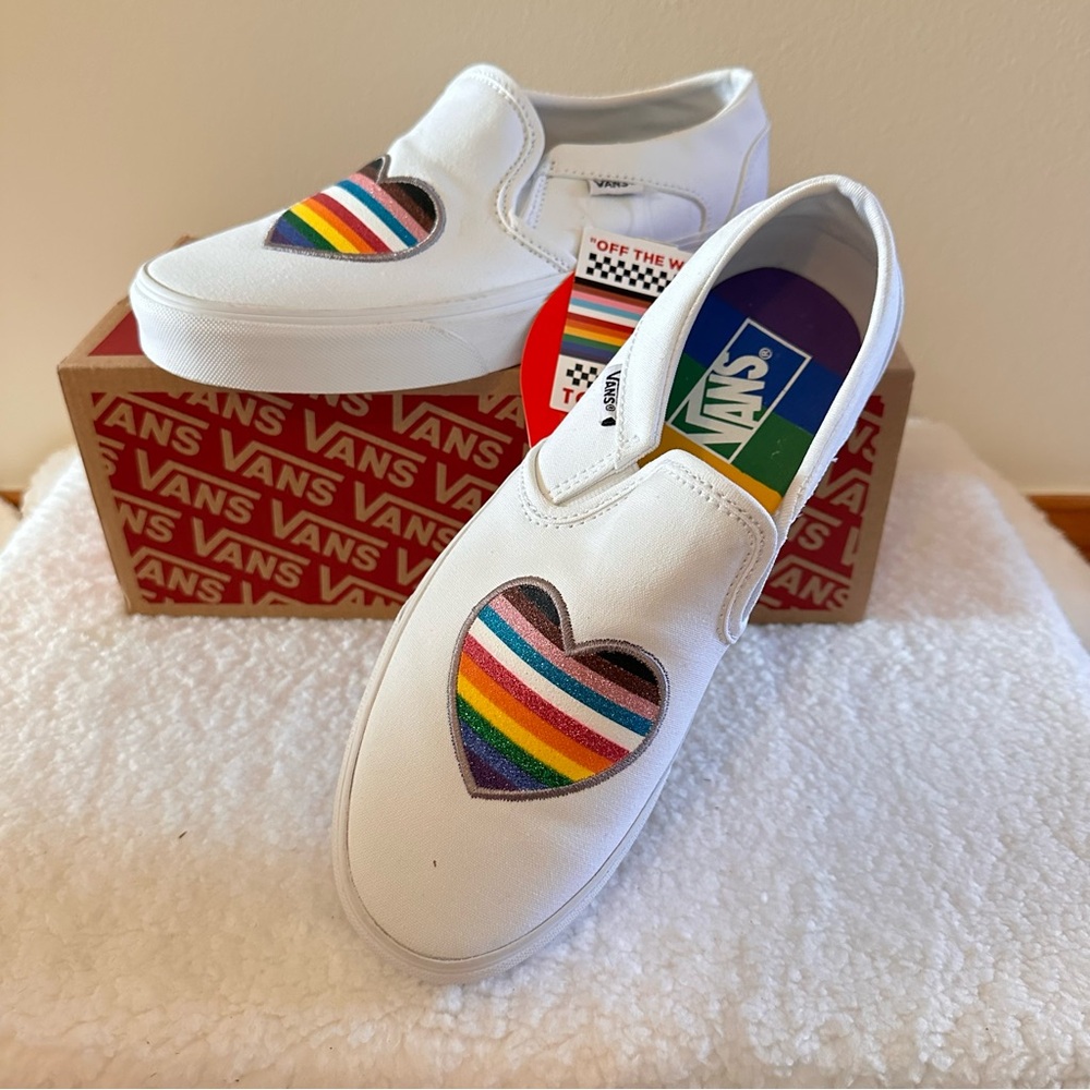 White Women’s Vans Shoes